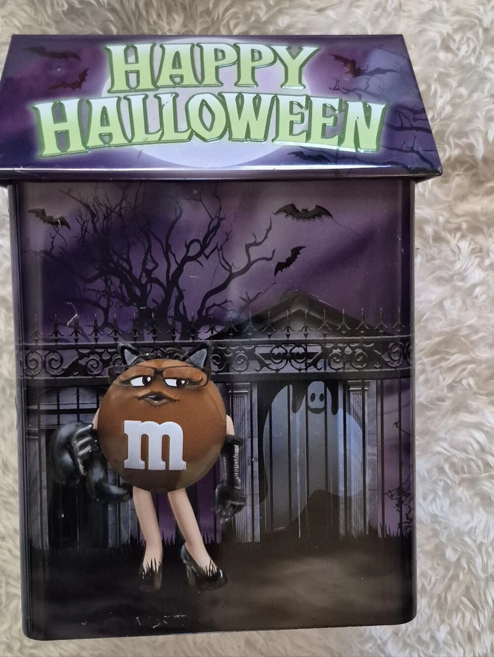 PLUS MORE M&M'S Halloween Tin with Red and Yellow Characters . MORE ADDED.